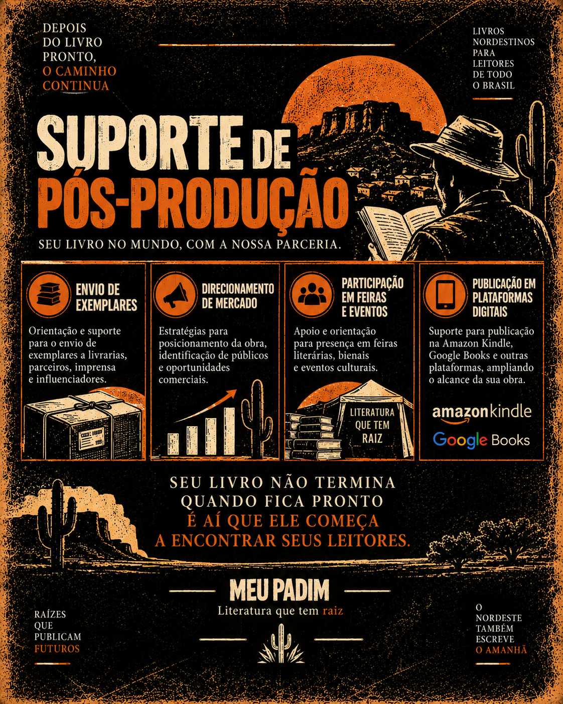Serviços editoriais: suporte de pós-produção